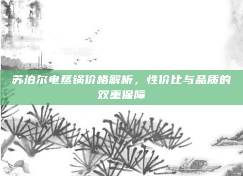 苏泊尔电蒸锅价格解析，性价比与品质的双重保障