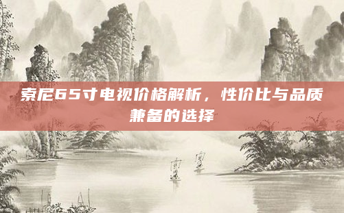 索尼65寸电视价格解析，性价比与品质兼备的选择