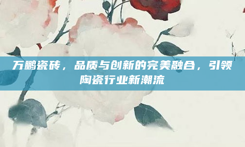 万鹏瓷砖，品质与创新的完美融合，引领陶瓷行业新潮流