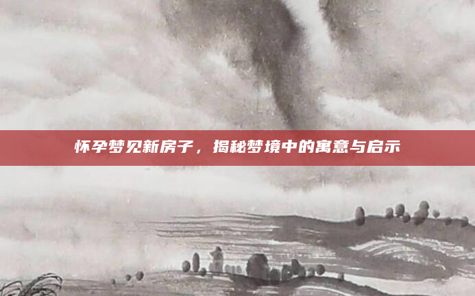 怀孕梦见新房子，揭秘梦境中的寓意与启示