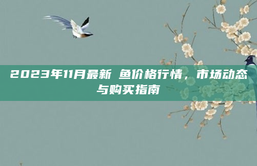 2023年11月最新鮰鱼价格行情，市场动态与购买指南