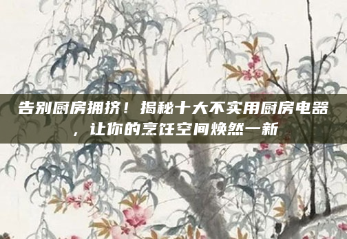告别厨房拥挤！揭秘十大不实用厨房电器，让你的烹饪空间焕然一新