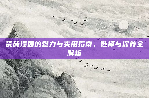 瓷砖墙面的魅力与实用指南，选择与保养全解析