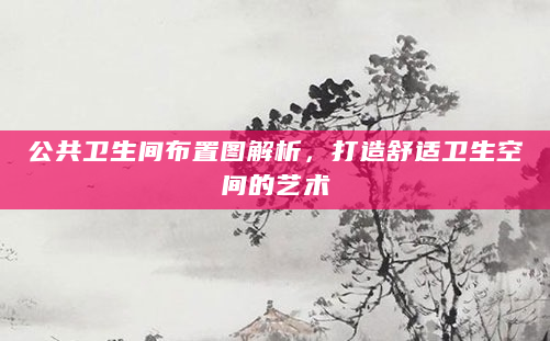 公共卫生间布置图解析，打造舒适卫生空间的艺术