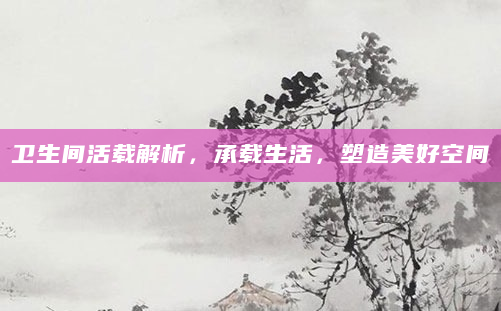 卫生间活载解析，承载生活，塑造美好空间