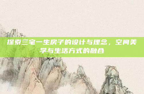探索三宅一生房子的设计与理念，空间美学与生活方式的融合