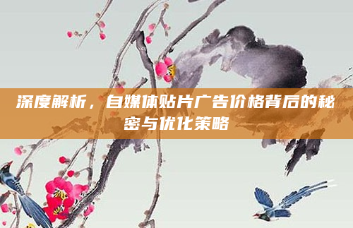 深度解析，自媒体贴片广告价格背后的秘密与优化策略