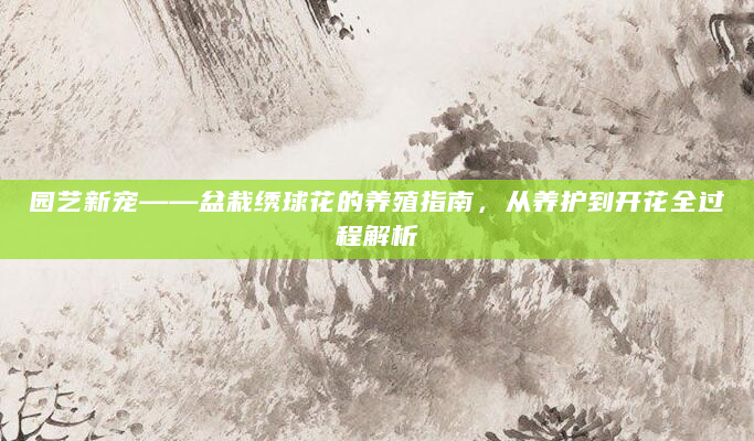 园艺新宠——盆栽绣球花的养殖指南，从养护到开花全过程解析