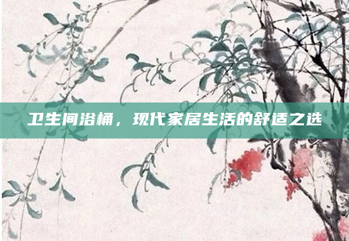 卫生间浴桶，现代家居生活的舒适之选