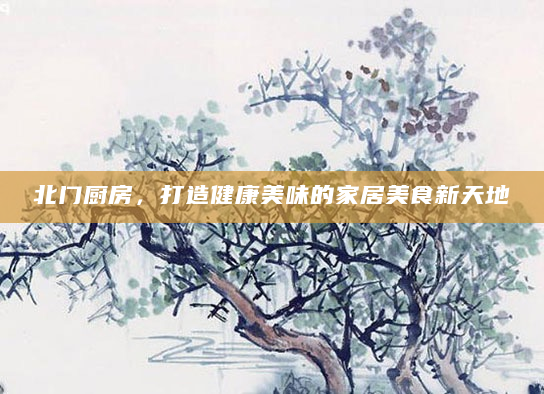 北门厨房，打造健康美味的家居美食新天地