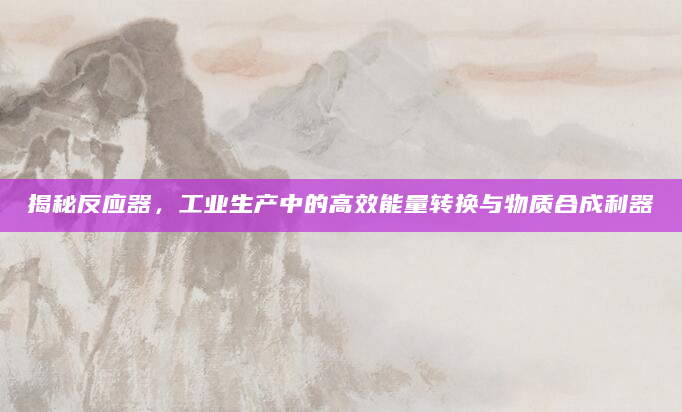 揭秘反应器，工业生产中的高效能量转换与物质合成利器