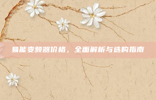 易能变频器价格，全面解析与选购指南