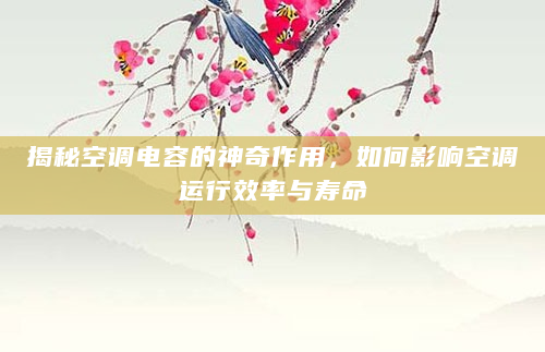 揭秘空调电容的神奇作用，如何影响空调运行效率与寿命
