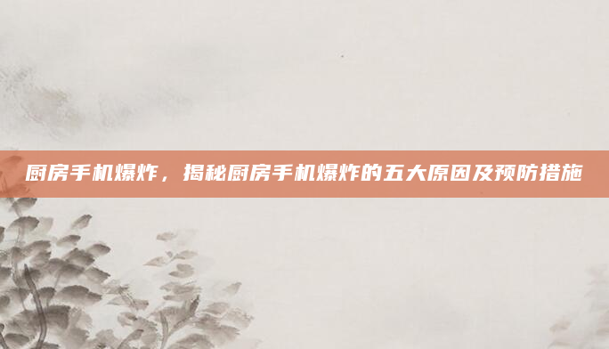 厨房手机爆炸，揭秘厨房手机爆炸的五大原因及预防措施