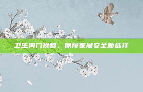 卫生间门换锁，保障家居安全新选择
