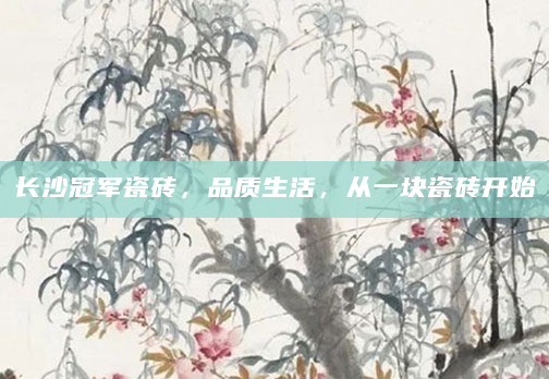 长沙冠军瓷砖，品质生活，从一块瓷砖开始
