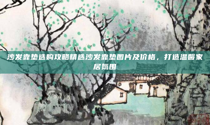 沙发靠垫选购攻略精选沙发靠垫图片及价格，打造温馨家居氛围