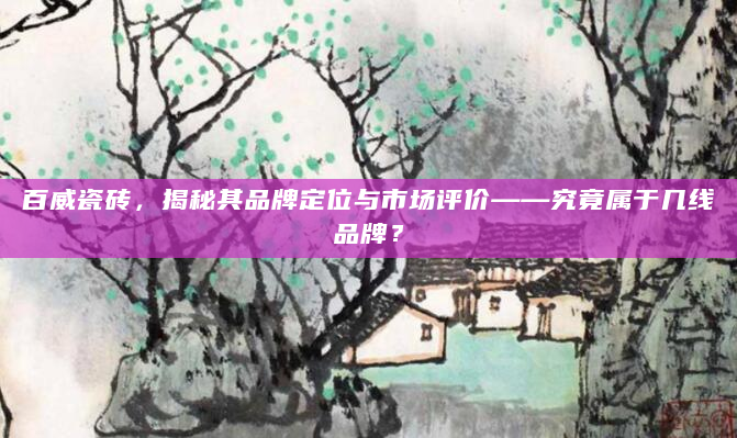 百威瓷砖，揭秘其品牌定位与市场评价——究竟属于几线品牌？