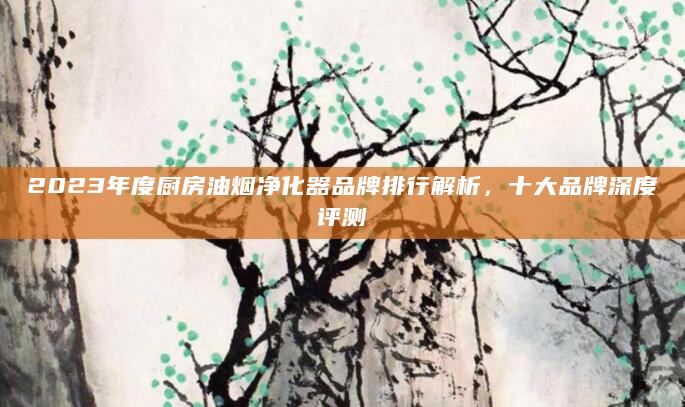 2023年度厨房油烟净化器品牌排行解析，十大品牌深度评测