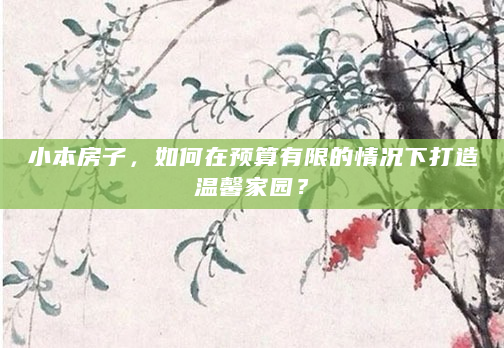 小本房子，如何在预算有限的情况下打造温馨家园？