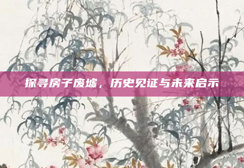 探寻房子废墟，历史见证与未来启示