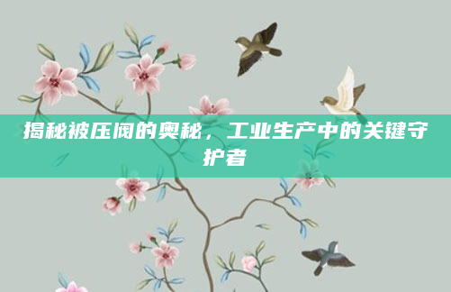 揭秘被压阀的奥秘，工业生产中的关键守护者