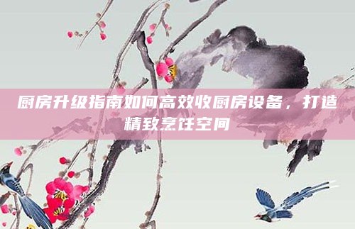 厨房升级指南如何高效收厨房设备，打造精致烹饪空间
