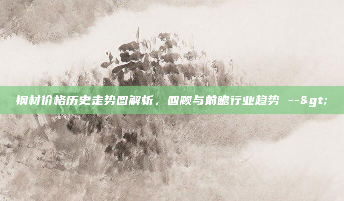 钢材价格历史走势图解析，回顾与前瞻行业趋势 -->