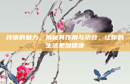 纯银的魅力，揭秘其作用与功效，让你的生活更加健康