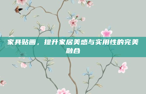 家具贴画，提升家居美感与实用性的完美融合