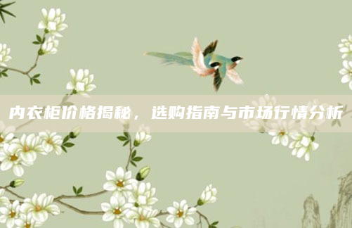 内衣柜价格揭秘，选购指南与市场行情分析