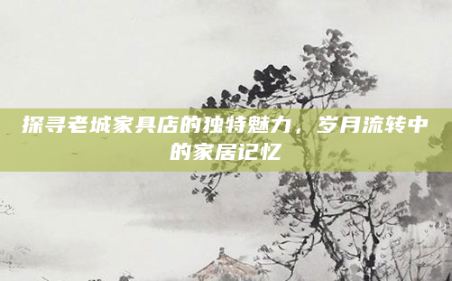 探寻老城家具店的独特魅力，岁月流转中的家居记忆