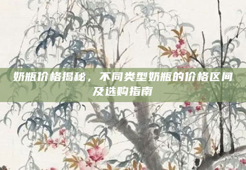 奶瓶价格揭秘，不同类型奶瓶的价格区间及选购指南