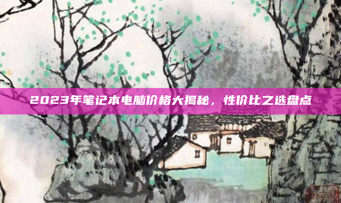 2023年笔记本电脑价格大揭秘，性价比之选盘点