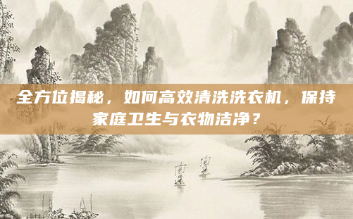 全方位揭秘，如何高效清洗洗衣机，保持家庭卫生与衣物洁净？