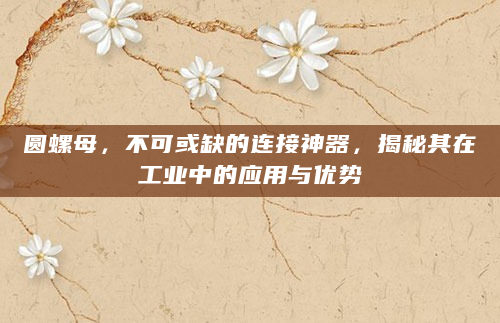 圆螺母，不可或缺的连接神器，揭秘其在工业中的应用与优势