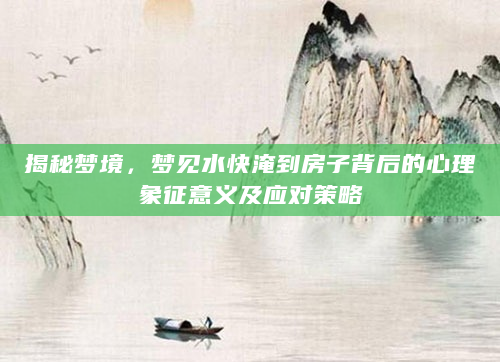 揭秘梦境，梦见水快淹到房子背后的心理象征意义及应对策略
