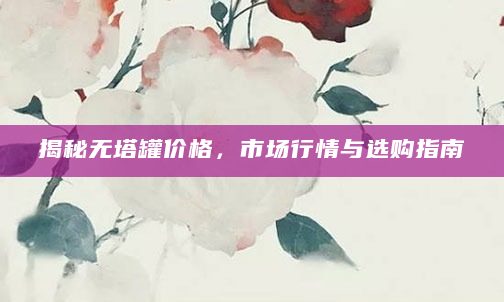揭秘无塔罐价格，市场行情与选购指南