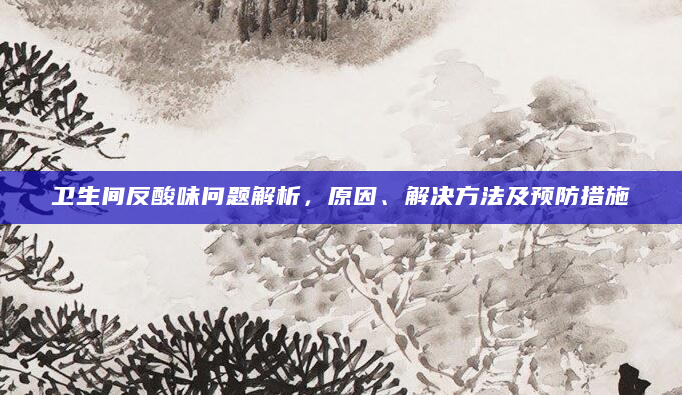卫生间反酸味问题解析，原因、解决方法及预防措施