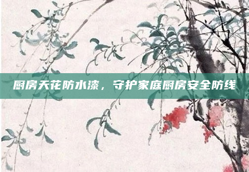 厨房天花防水漆，守护家庭厨房安全防线