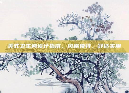 美式卫生间设计指南，风格独特，舒适实用