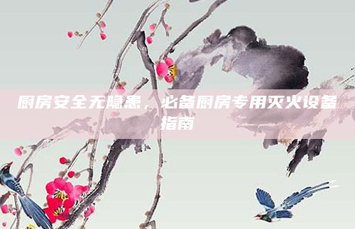 厨房安全无隐患，必备厨房专用灭火设备指南
