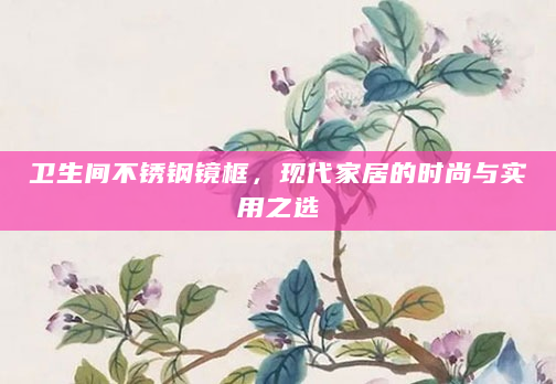 卫生间不锈钢镜框，现代家居的时尚与实用之选