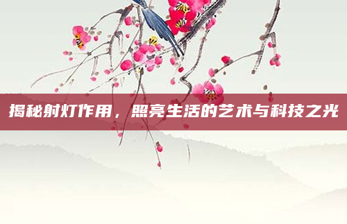 揭秘射灯作用，照亮生活的艺术与科技之光