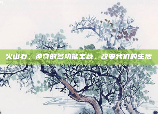 火山石，神奇的多功能宝藏，改变我们的生活