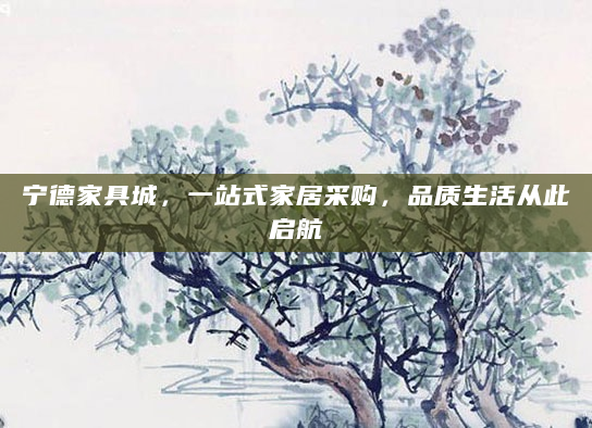 宁德家具城，一站式家居采购，品质生活从此启航