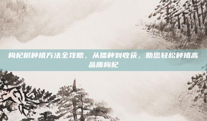 枸杞树种植方法全攻略，从播种到收获，助您轻松种植高品质枸杞