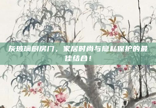 灰玻璃厨房门，家居时尚与隐私保护的最佳结合！