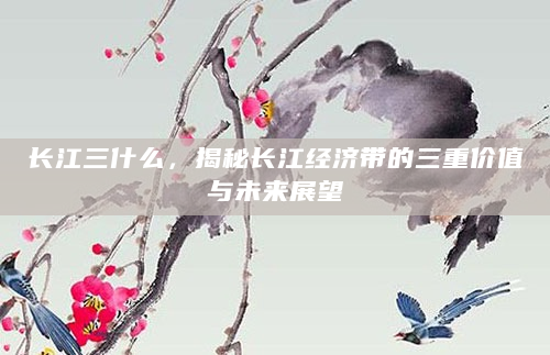 长江三什么，揭秘长江经济带的三重价值与未来展望