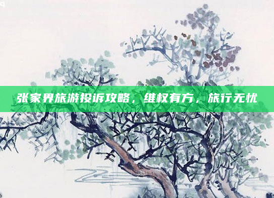 张家界旅游投诉攻略，维权有方，旅行无忧